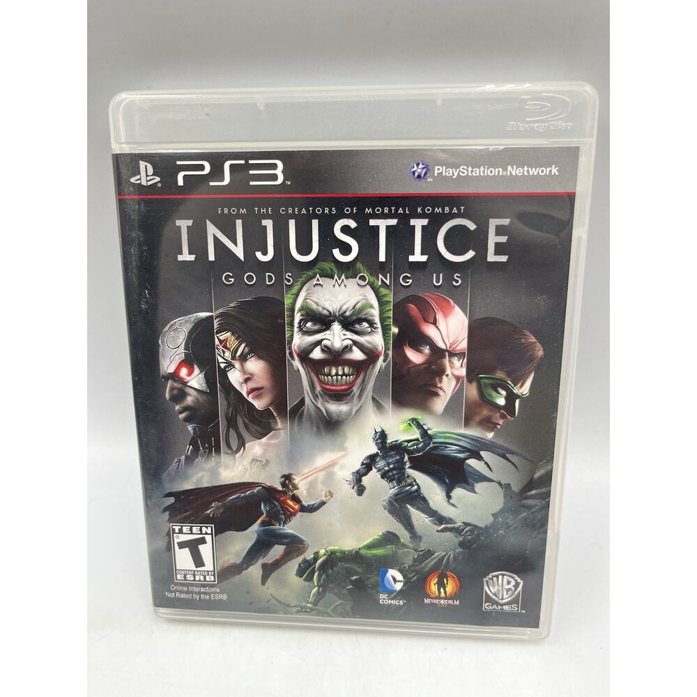 Sony Playstation 3 PS3 Injustice: Gods Among Us Game 2013 Complete CIB w/Manual